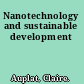Nanotechnology and sustainable development