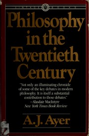 Philosophy in the twentieth century /