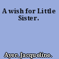 A wish for Little Sister.