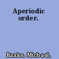 Aperiodic order.
