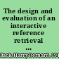 The design and evaluation of an interactive reference retrieval system for the management sciences /