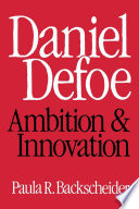 Daniel Defoe : ambition & innovation /