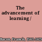 The advancement of learning /