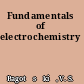 Fundamentals of electrochemistry