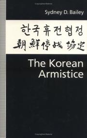 The Korean armistice /