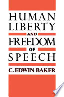 Human liberty and freedom of speech /