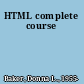 HTML complete course