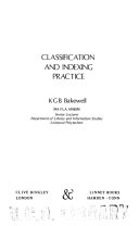 Classification and indexing practice /