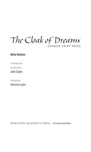The cloak of dreams : Chinese fairy tales /
