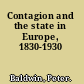 Contagion and the state in Europe, 1830-1930