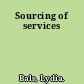 Sourcing of services