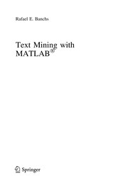 Text mining with MATLAB