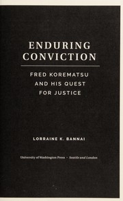 Enduring conviction /