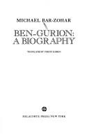 Ben-Gurion : a biography /