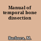 Manual of temporal bone dissection