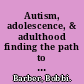 Autism, adolescence, & adulthood finding the path to independence /