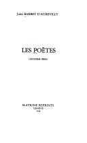 Les poètes /