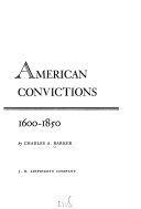 American convictions; cycles of public thought, 1600-1850,