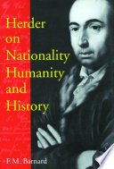 Herder on nationality, humanity, and history