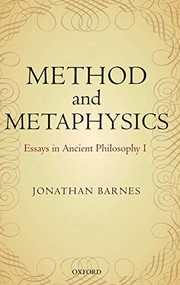 Method and metaphysics /