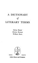 A dictionary of literary terms /