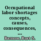 Occupational labor shortages concepts, causes, consequences, and cures /
