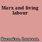 Marx and living labour