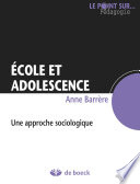 École et adolescence : une approche sociologique /