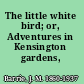 The little white bird; or, Adventures in Kensington gardens,
