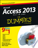 Access 2013 all-in-one for dummies