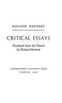 Critical essays.