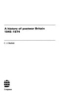 A history of postwar Britain, 1945-1974 /