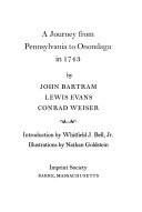 A journey from Pennsylvania to Onondaga in 1743 /