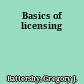 Basics of licensing