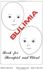 Bulimia : book for therapist and client /