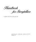 Handbook for storytellers /