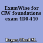 ExamWise for CIW foundations exam 1D0-410