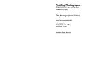 Reading photographs : understanding the aesthetics of photography /