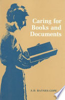 Caring for books and documents /