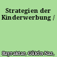 Strategien der Kinderwerbung /