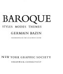 The baroque: principles, styles, modes, themes /