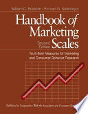 Handbook of marketing scales : multi-item measures for marketing and consumer behavior research /