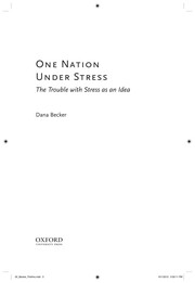 One nation under stress : the trouble with stress as an idea /