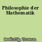 Philosophie der Mathematik