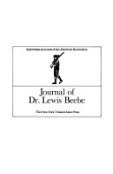 Journal of Dr. Lewis Beebe.