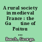 A rural society in medieval France : the Ga⁺єtine of Poitou in the eleventh and twelfth centuries /