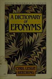 A dictionary of eponyms /