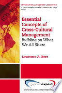 Essential concepts of cross-cultural management building on what we all share /