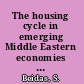 The housing cycle in emerging Middle Eastern economies and its macroeconomic policy implications