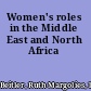 Women's roles in the Middle East and North Africa